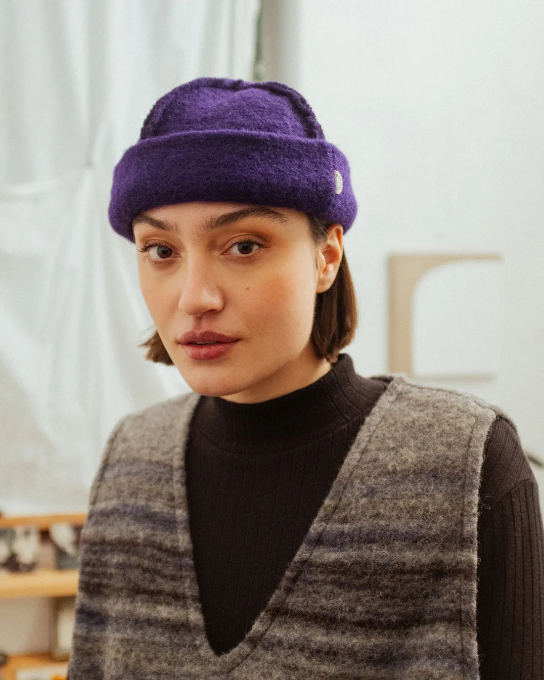 Toque Wool-Blend Purple sold by Ivalo.com product image thumbnail 3