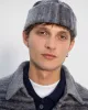 Thick Overshirt Wool-Blend Grey Stripe sold by Ivalo.com