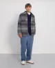 Thick Overshirt Wool-Blend Grey Stripe sold by Ivalo.com