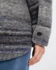 Thick Overshirt Wool-Blend Grey Stripe sold by Ivalo.com
