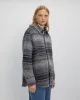 Thick Overshirt Wool-Blend Grey Stripe sold by Ivalo.com