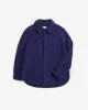 Thick Overshirt Wool-Blend Deep Purple sold by Ivalo.com