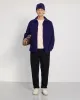 Thick Overshirt Wool-Blend Deep Purple sold by Ivalo.com