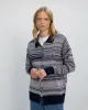 Knit Unisex Merino Wool Shirt Blue Stripe sold by Ivalo.com