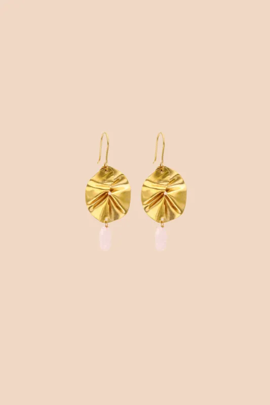 Merina Earrings Rose Quartz sold by Ivalo.com