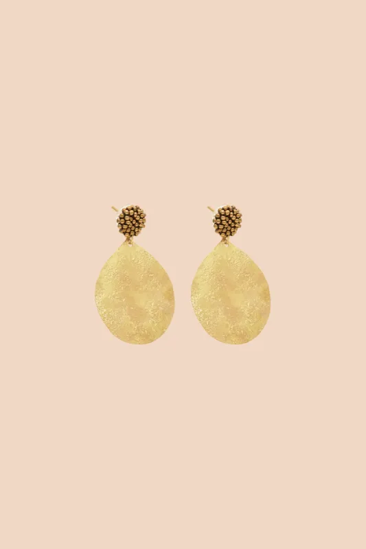 Shanti Earrings Brass sold by Ivalo.com