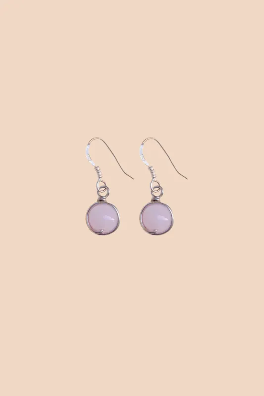Pabita Earrings Rose Quartz sold by Ivalo.com