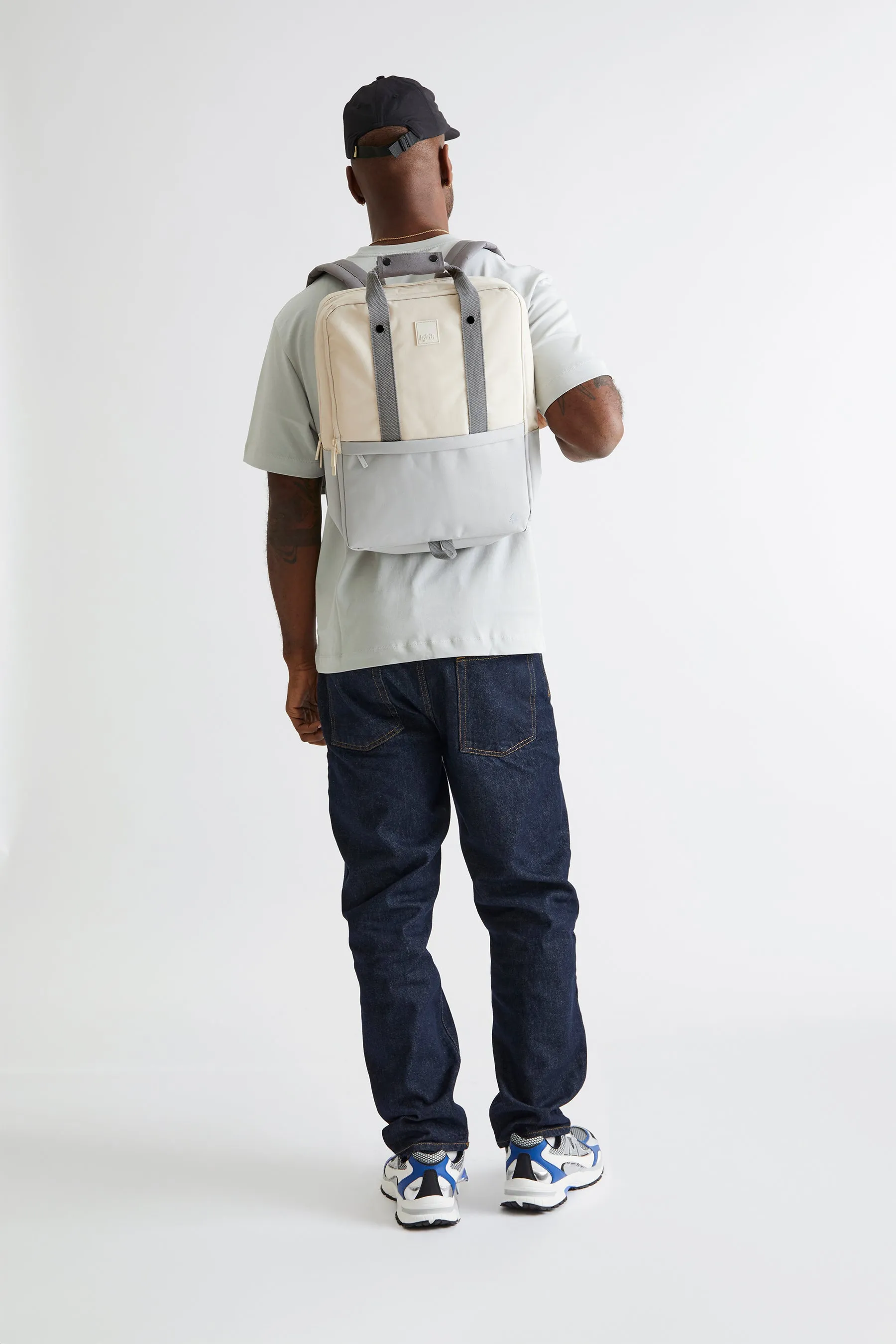 Daily 15" Backpack Concrete Block White sold by Ivalo.com