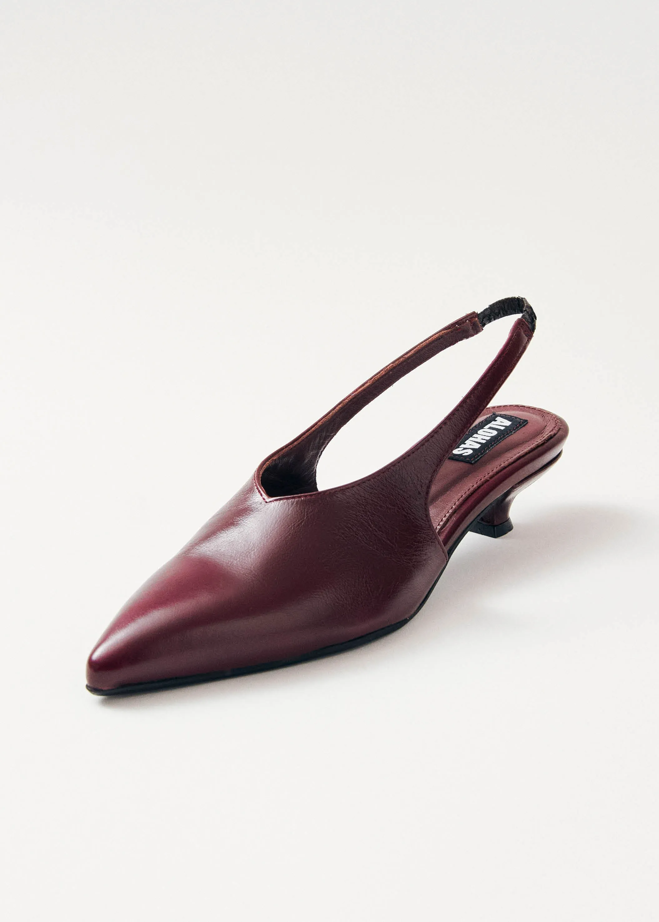 Eros Leather Pumps Burgundy sold by Ivalo.com product image thumbnail 2