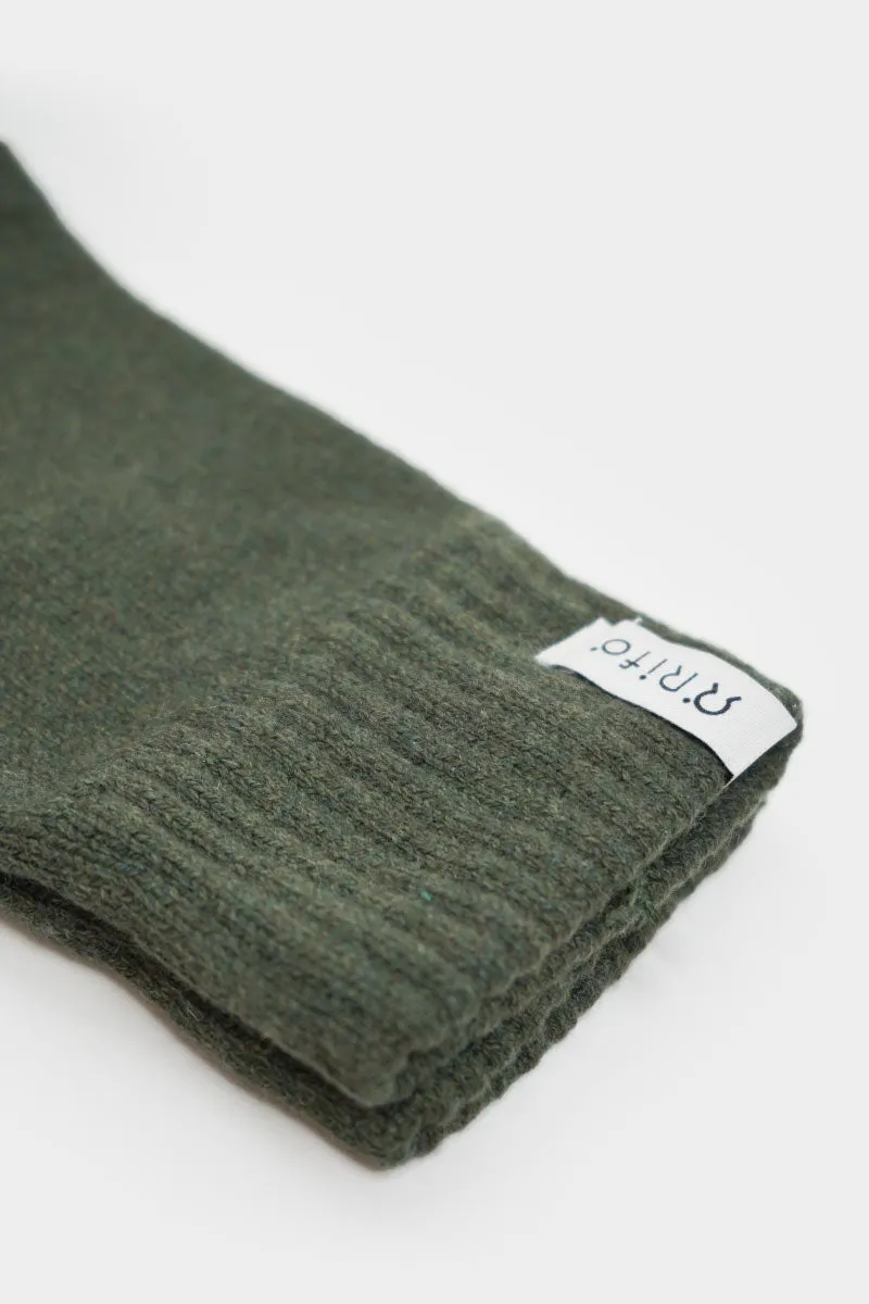 Sam Fingerless Wool Gloves Green sold by Ivalo.com product image thumbnail 2