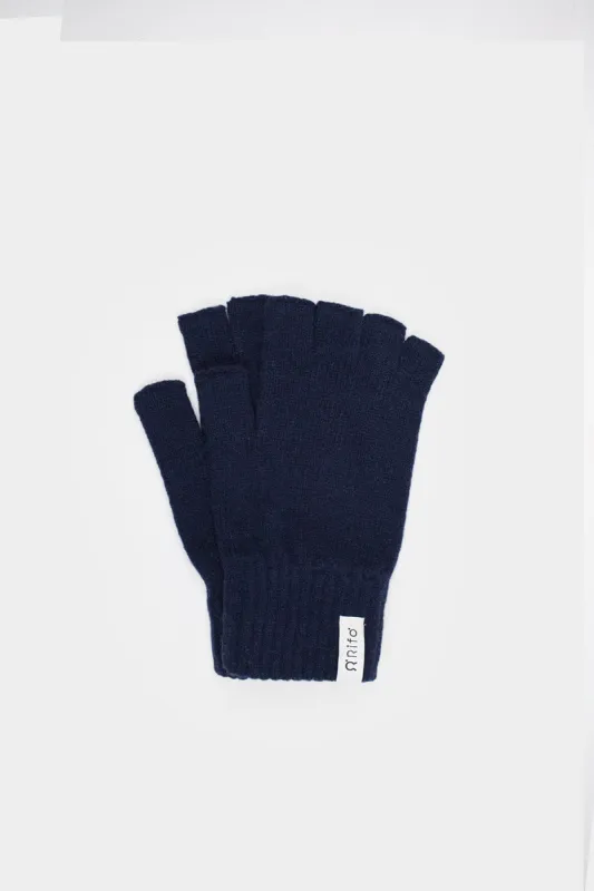 Sam Fingerless Wool Gloves Dark Blue sold by Ivalo.com