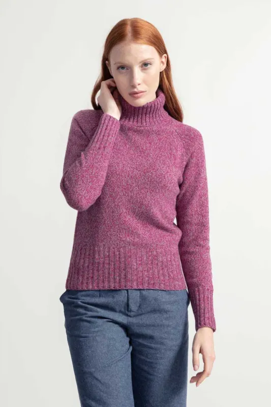 Susanna Cashmere Turtleneck Sweater Pink sold by Ivalo.com