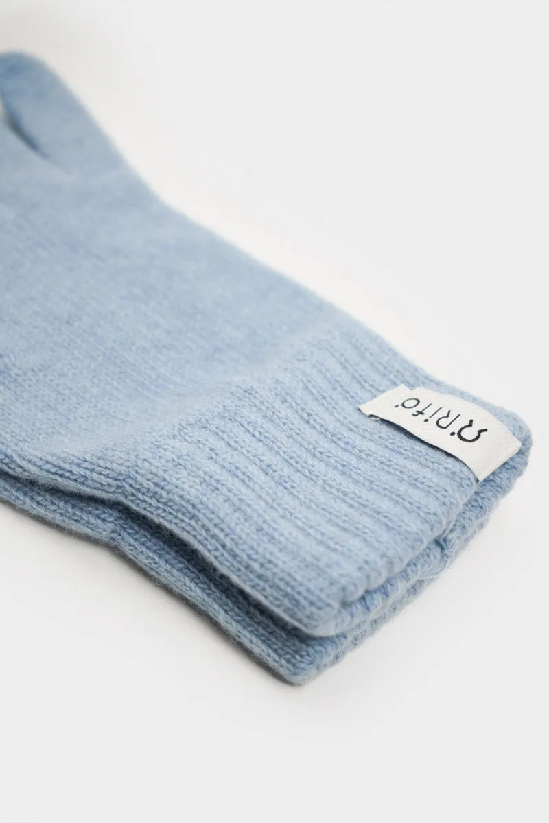 Anita Recycled Cashmere Gloves Light Blue sold by Ivalo.com product image thumbnail 2