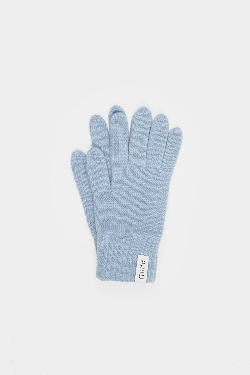 Anita Recycled Cashmere Gloves Light Blue sold by Ivalo.com