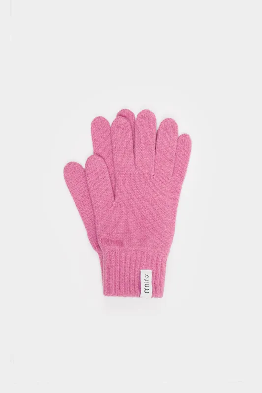 Anita Recycled Cashmere Gloves Pink sold by Ivalo.com
