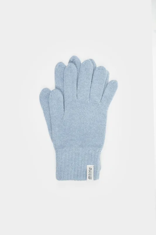 Pier Paolo Cashmere Gloves Light Blue sold by Ivalo.com