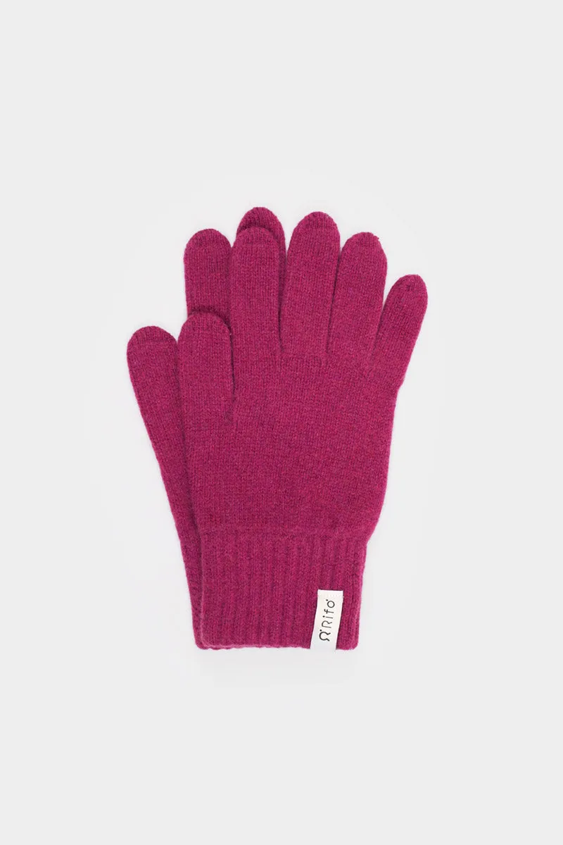 Pier Paolo Cashmere Gloves Red sold by Ivalo.com