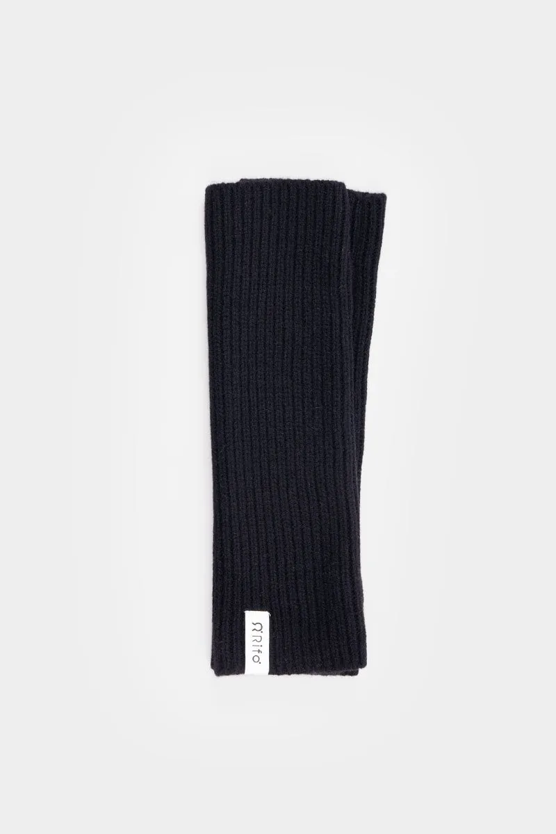 Ingrid Unisex Fingerless Cashmere Gloves Black sold by Ivalo.com product image thumbnail 2