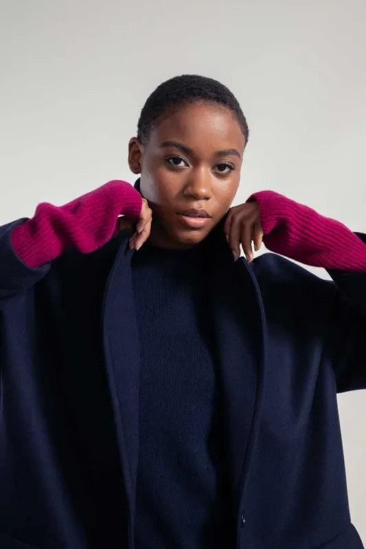 Ingrid Unisex Fingerless Cashmere Gloves Pink sold by Ivalo.com