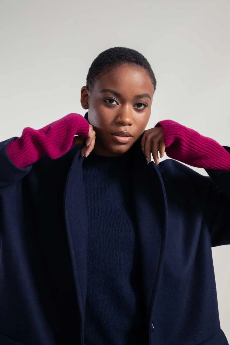 Ingrid Unisex Fingerless Cashmere Gloves Pink sold by Ivalo.com