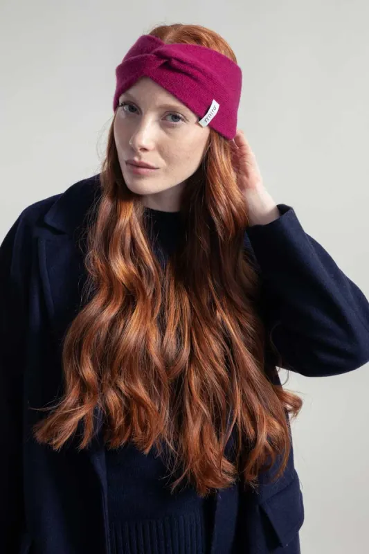 Nadia Cashmere Headband Red sold by Ivalo.com