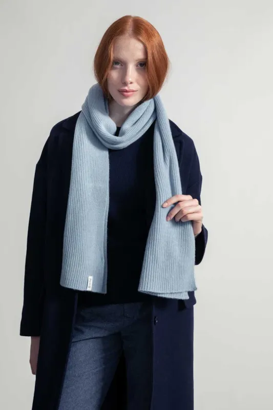 Federico Cashmere Unisex Scarf Light Blue sold by Ivalo.com