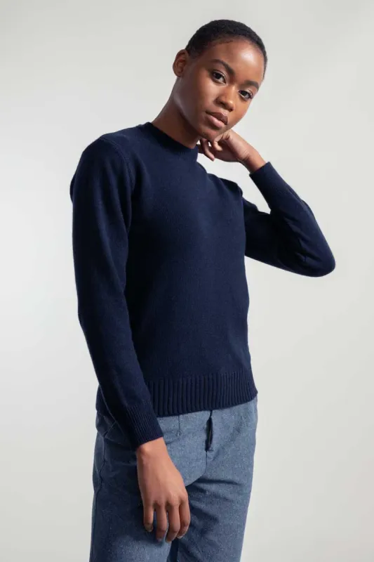 Edda Cashmere Sweater Dark Blue sold by Ivalo.com
