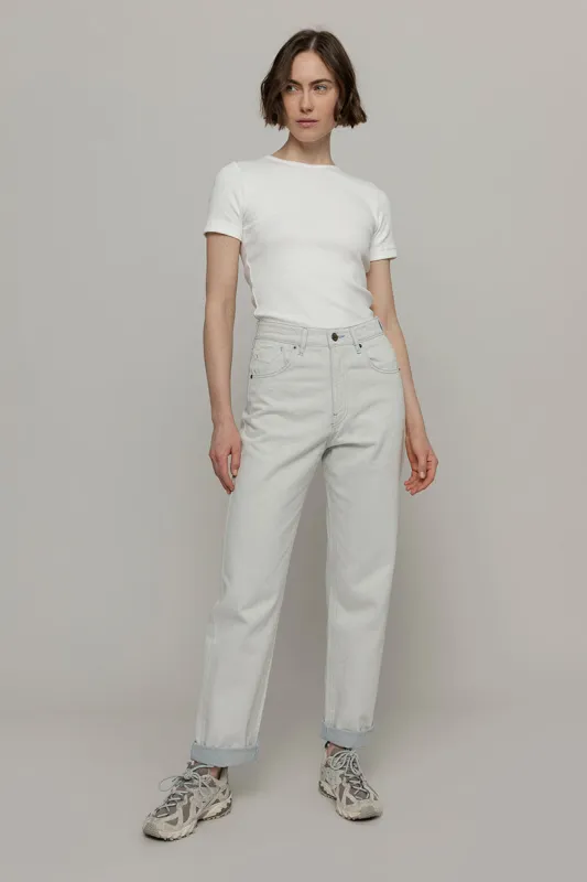 Aglaia Recycled Cotton Jeans White sold by Ivalo.com