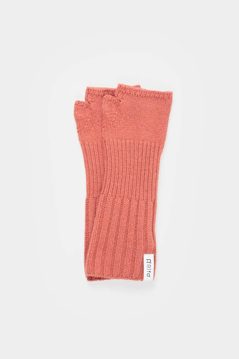 Tamara Fingerless Cashmere Gloves Orange sold by Ivalo.com product image thumbnail 2