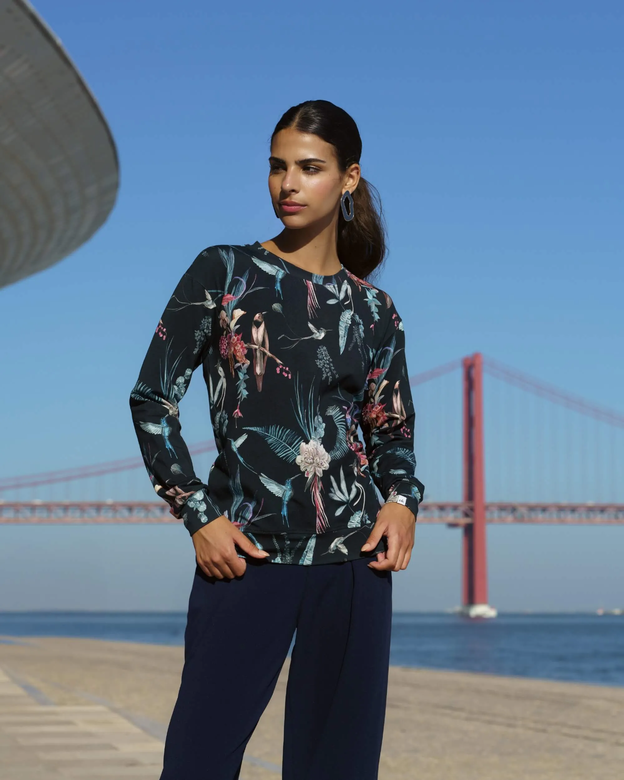 Casual Chic Print Shirt Bluebird sold by Ivalo.com product image thumbnail 4