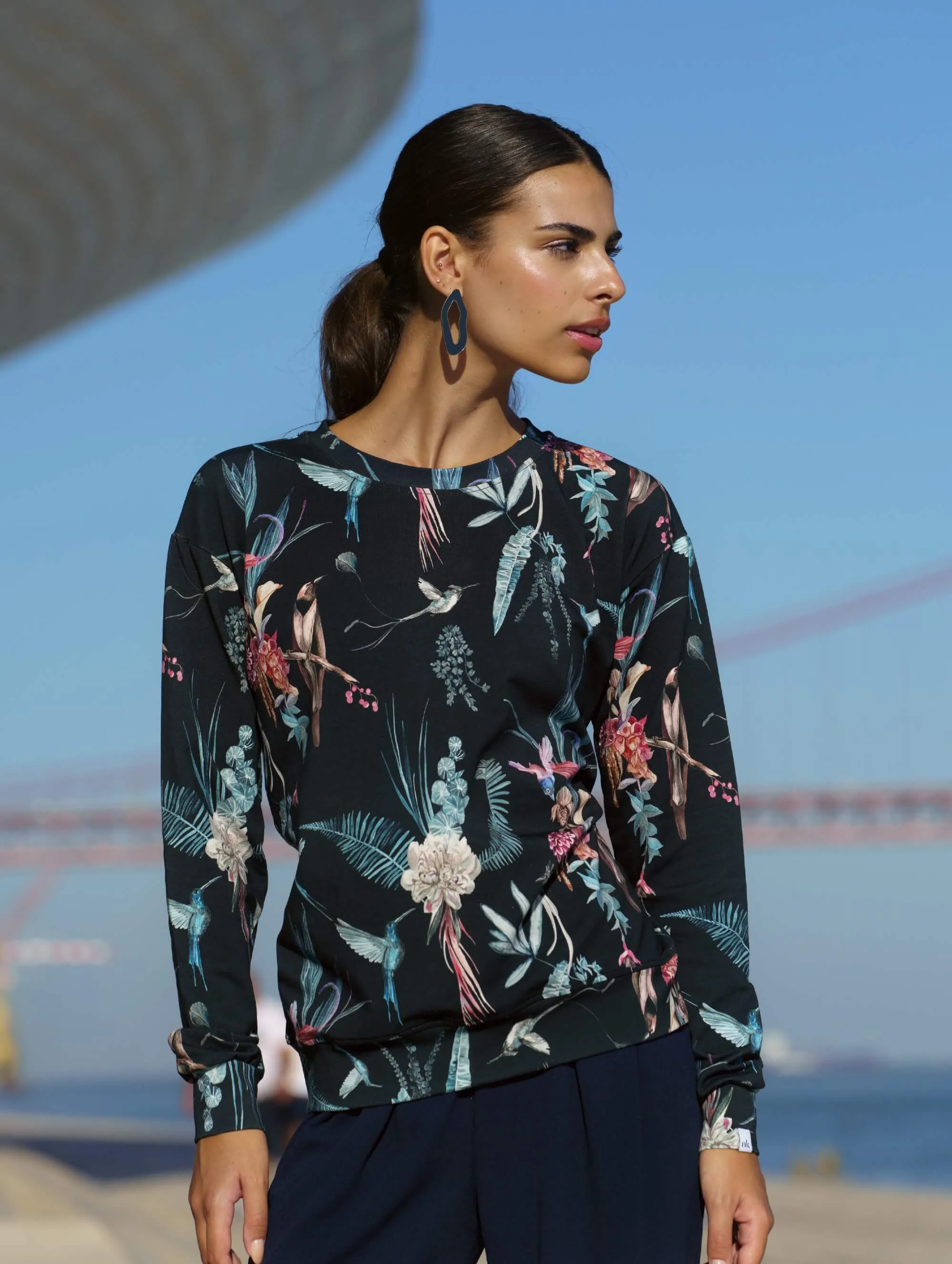 Casual Chic Print Shirt Bluebird sold by Ivalo.com