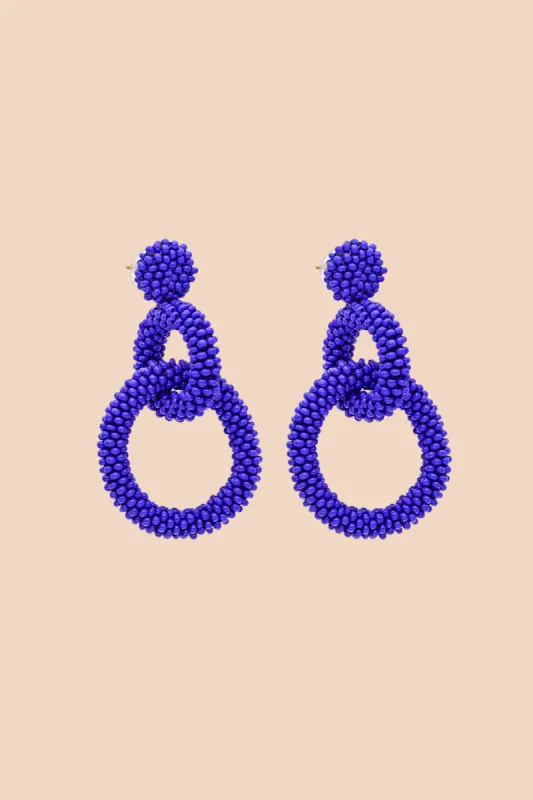 Gia Earrings Royal Blue sold by Ivalo.com