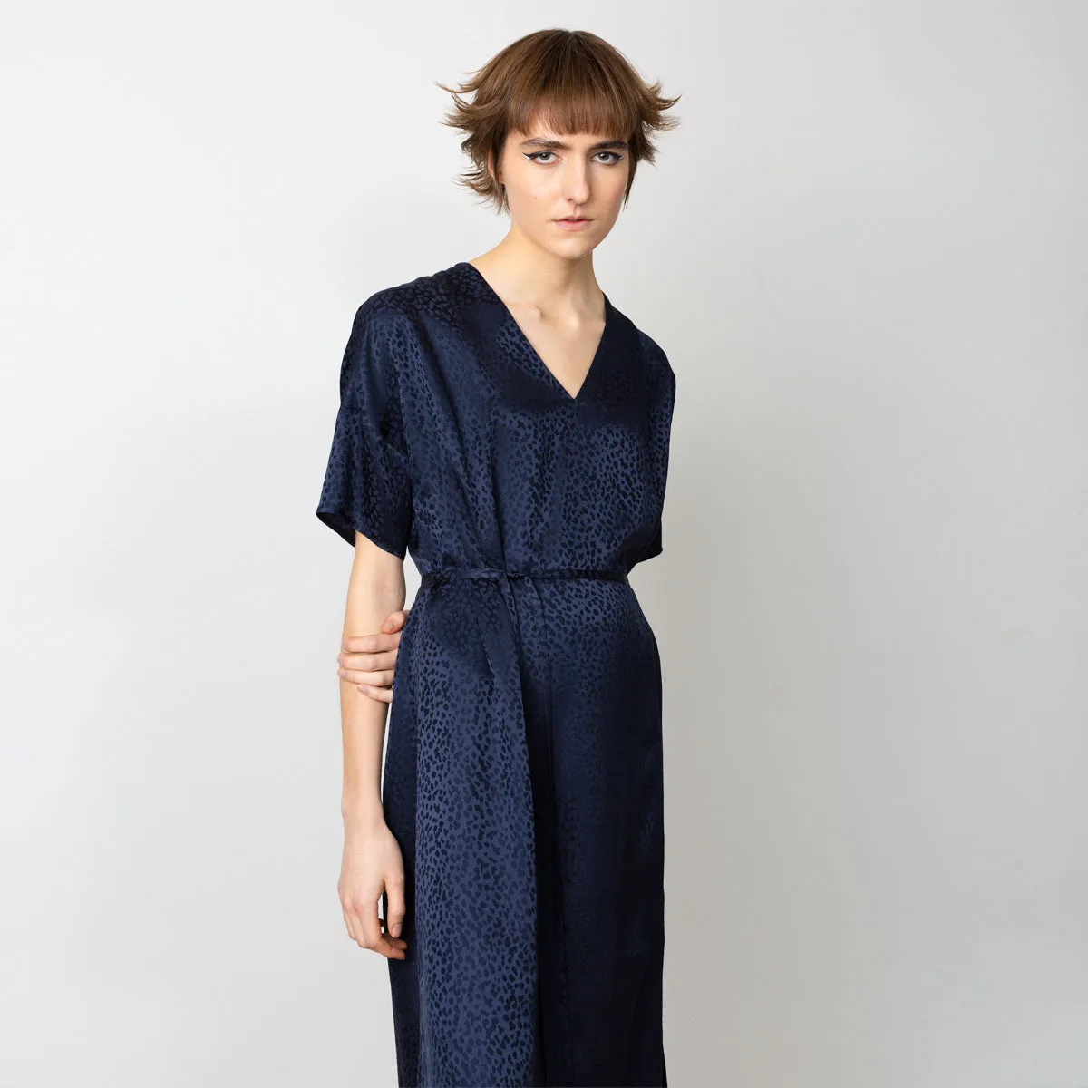 Day Silk Jacquard Dress Navy sold by Ivalo.com product image thumbnail 2