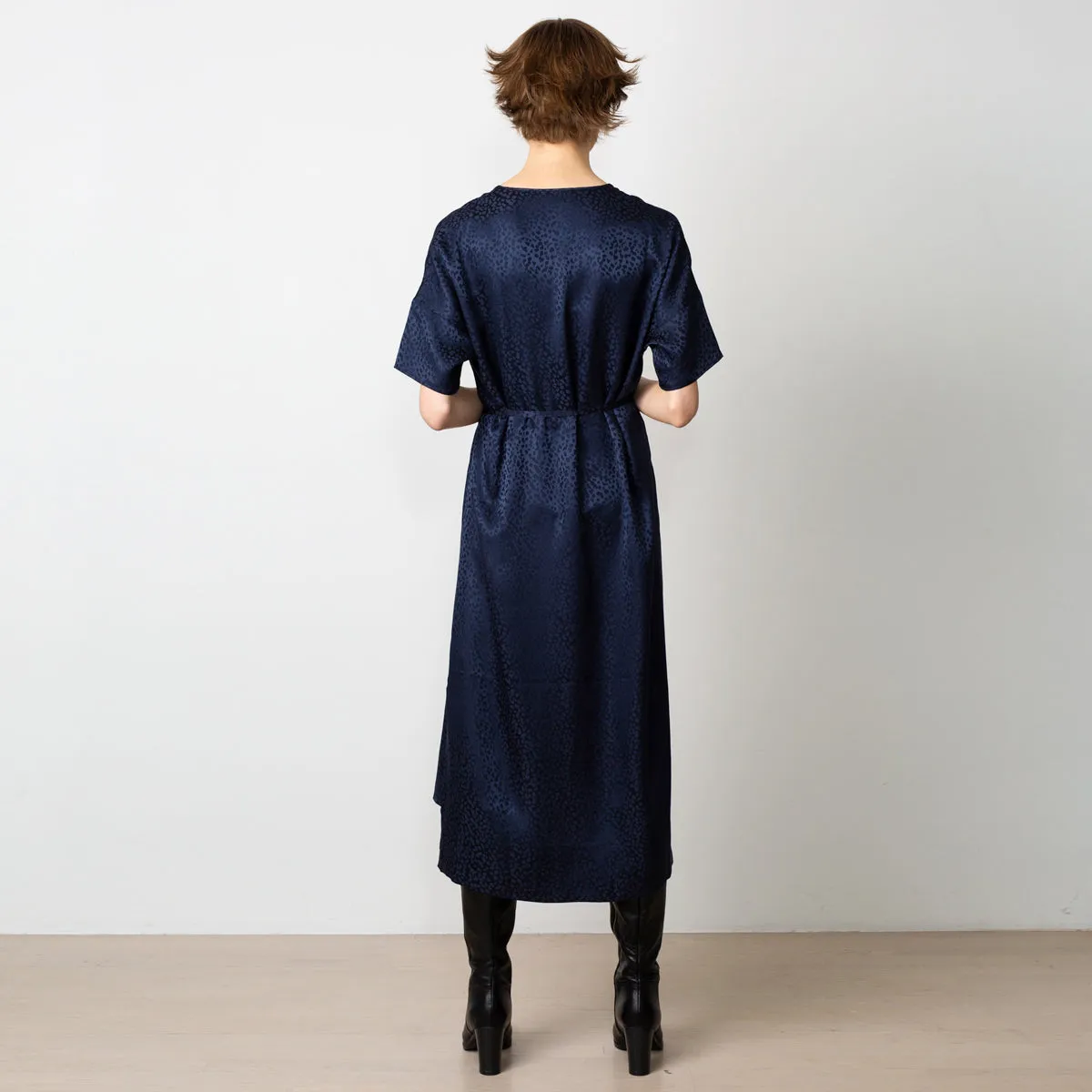 Day Silk Jacquard Dress Navy sold by Ivalo.com product image thumbnail 3