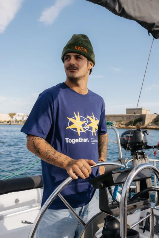 Star T-Shirt Navy sold by Ivalo.com