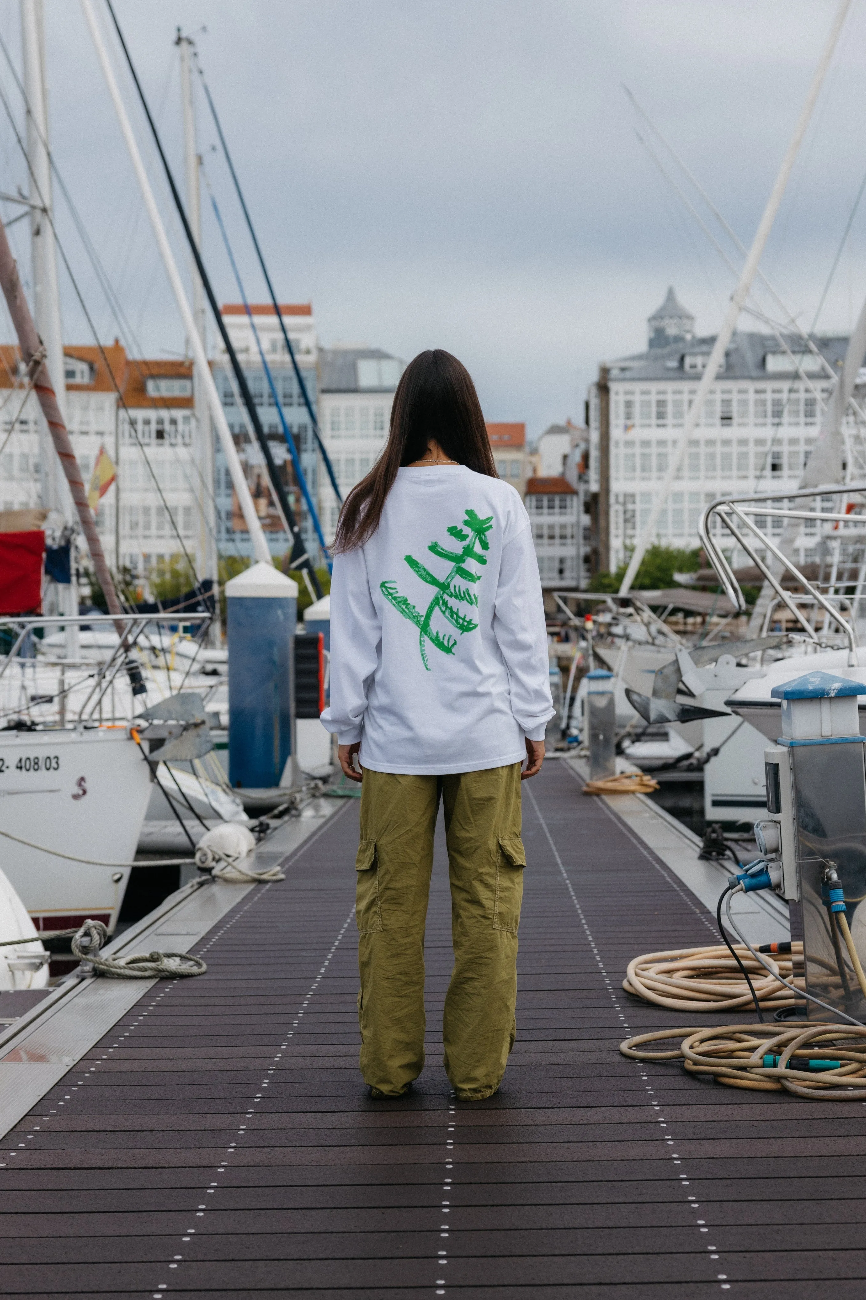 Forest Leaf T-Shirt White sold by Ivalo.com product image thumbnail 5