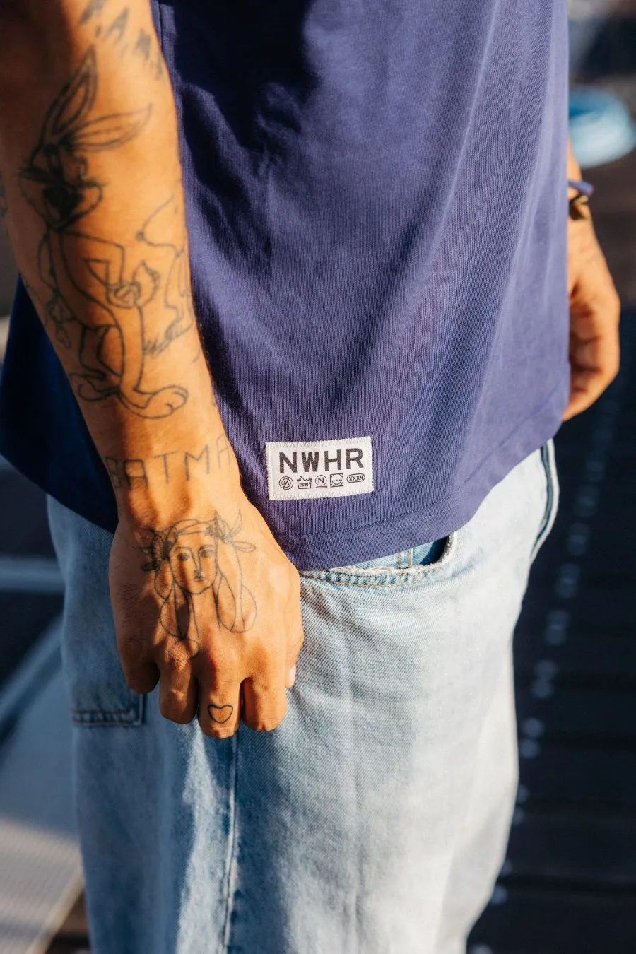 Label T-Shirt Navy sold by Ivalo.com product image thumbnail 3