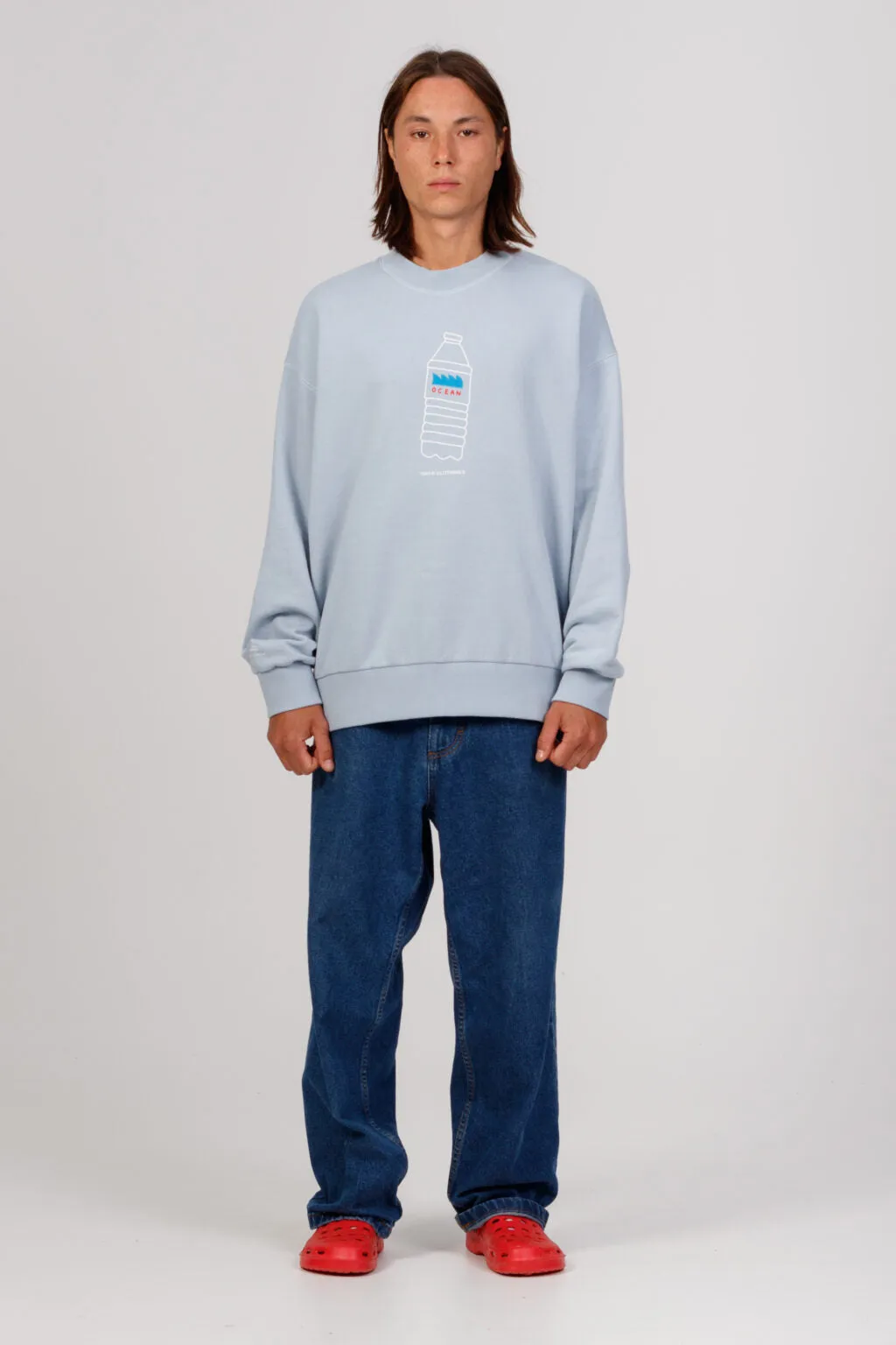 Ocean Plastic Sweatshirt Blue sold by Ivalo.com product image thumbnail 4