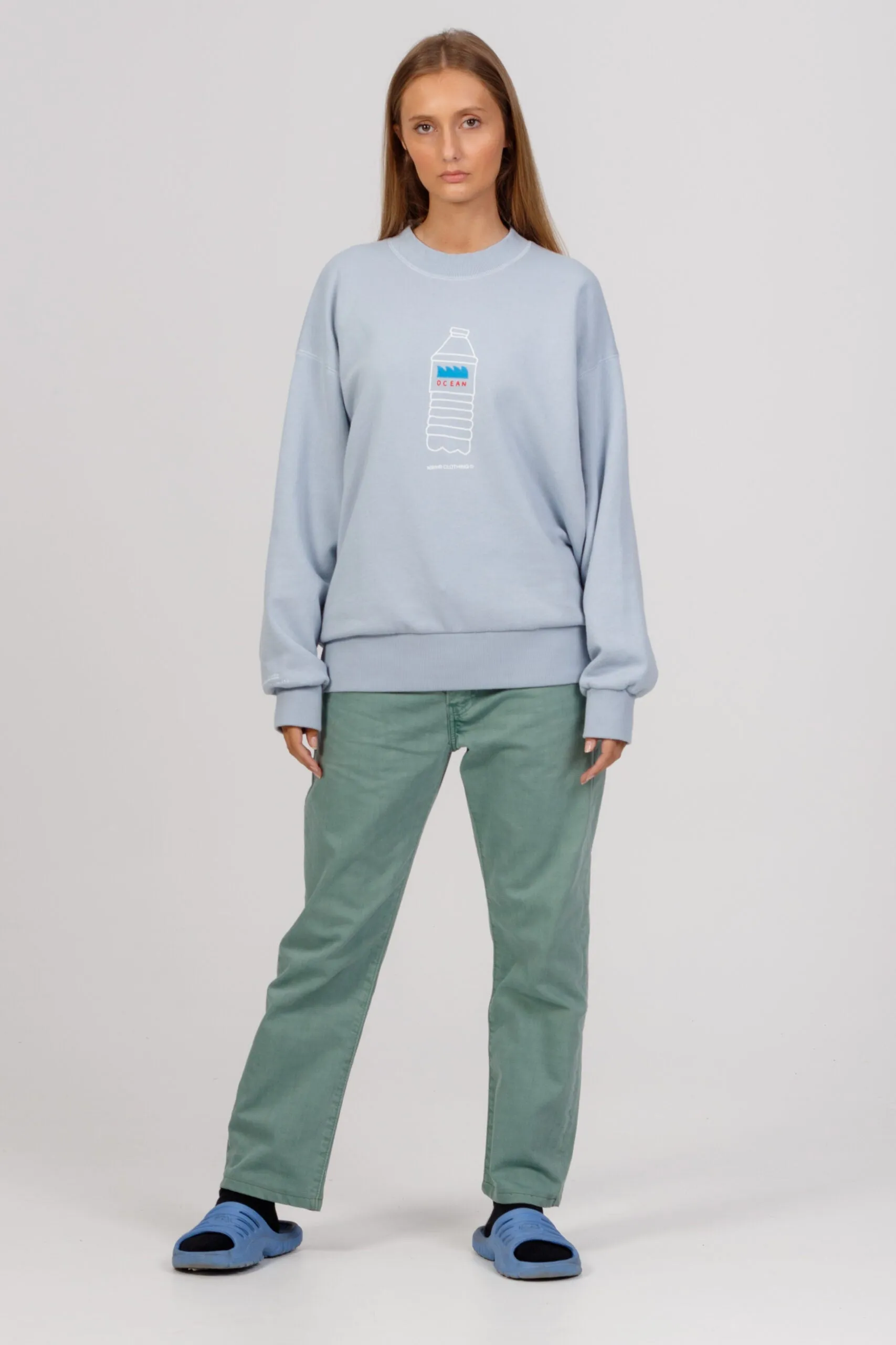 Ocean Plastic Sweatshirt Blue sold by Ivalo.com product image thumbnail 2
