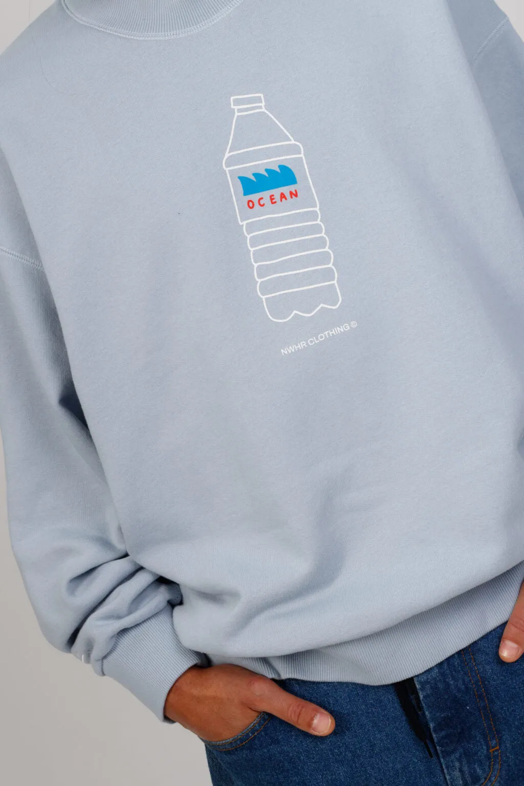 Ocean Plastic Sweatshirt Blue sold by Ivalo.com product image thumbnail 5