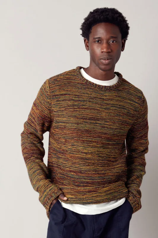 Glitch Merino Wool Jumper Mustard sold by Ivalo.com