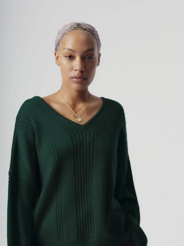 Anya Fine Merino Wool Jumper Ivy sold by Ivalo.com