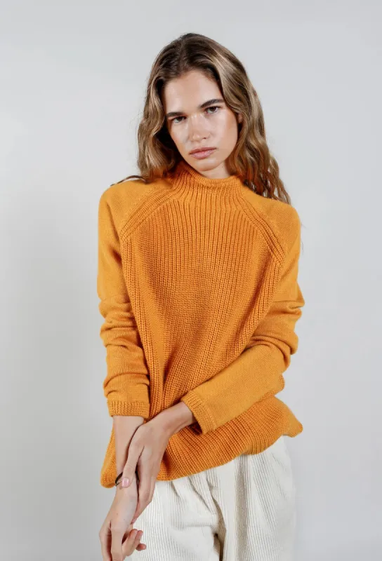 Katty Fine Merino Wool Jumper Mustard sold by Ivalo.com