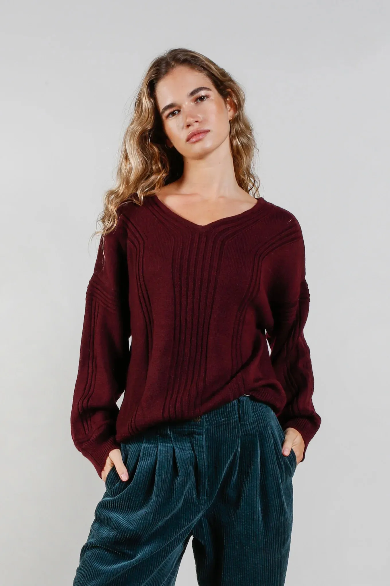 Anya Fine Merino Wool Jumper Walnut sold by Ivalo.com
