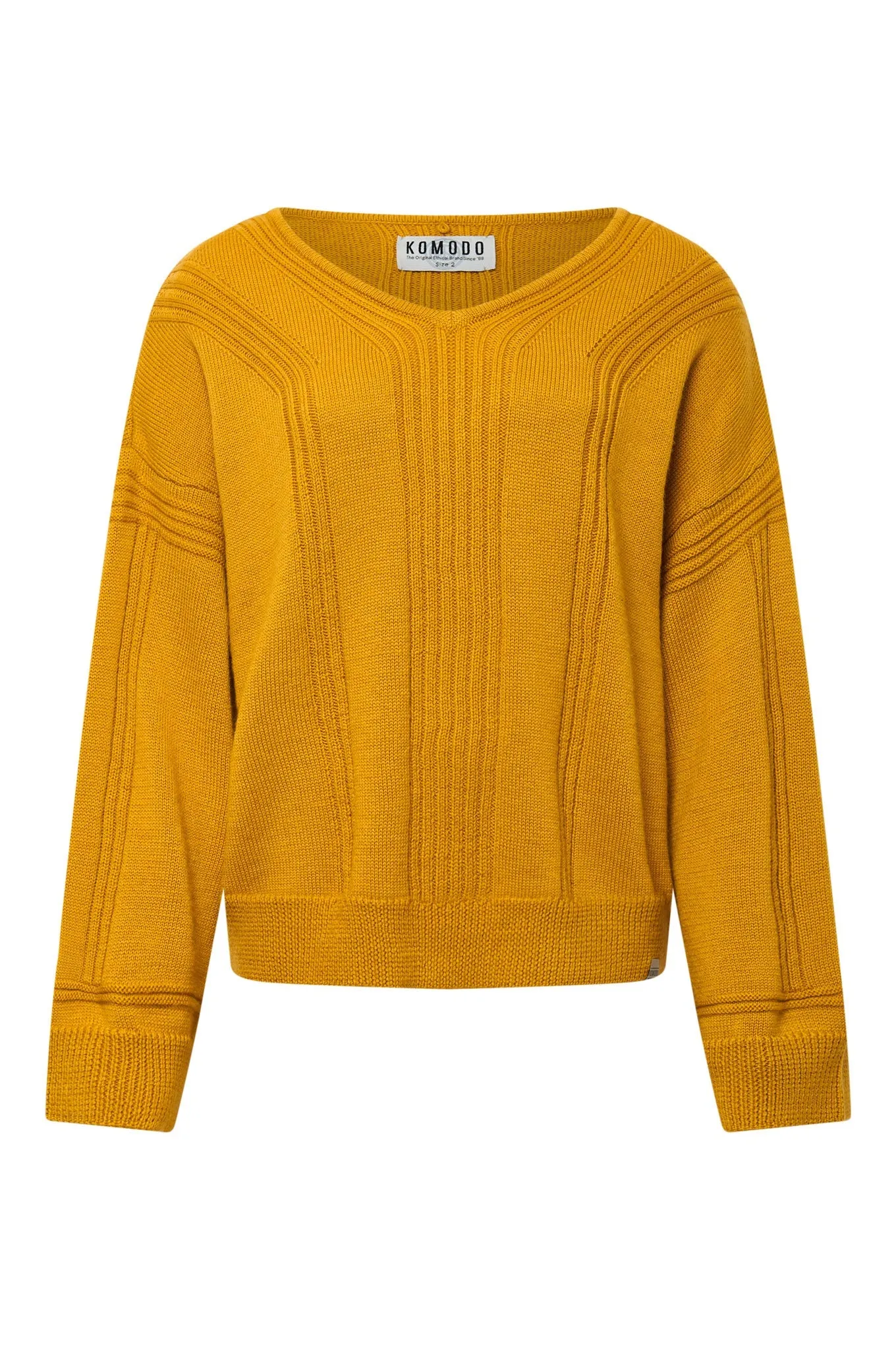 Anya Fine Merino Wool Jumper Mustard sold by Ivalo.com product image thumbnail 2