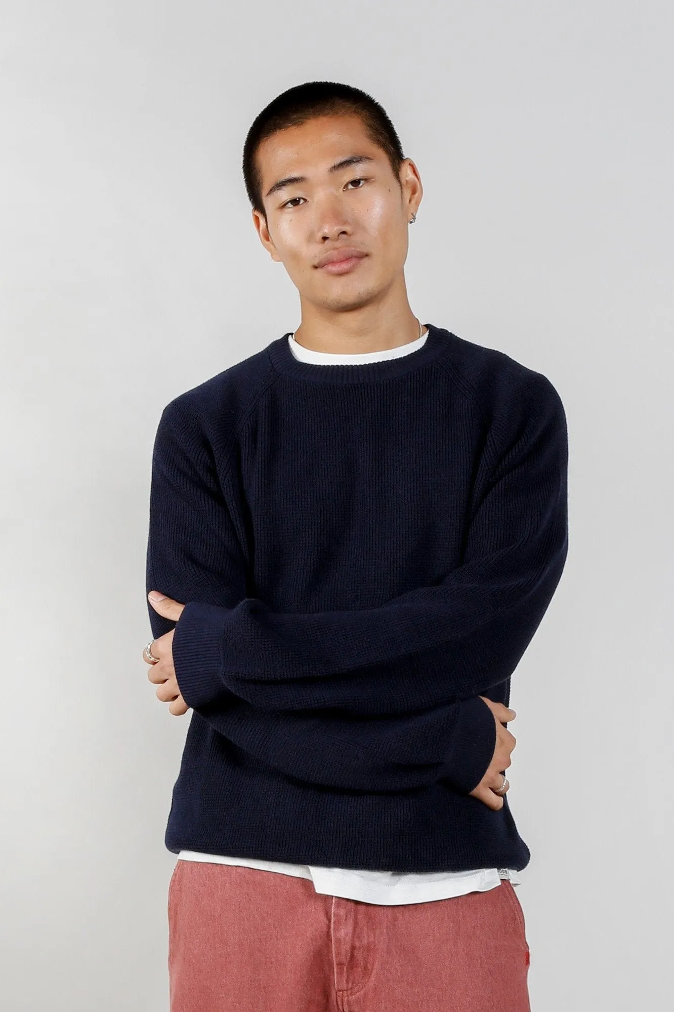 FOG Jumper GOTS Organic Cotton Navy sold by Ivalo.com