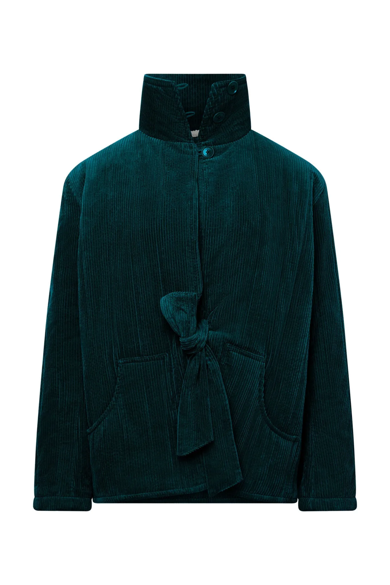 Keneila Organic Cotton Corduroy Coat Marine Green sold by Ivalo.com product image thumbnail 2