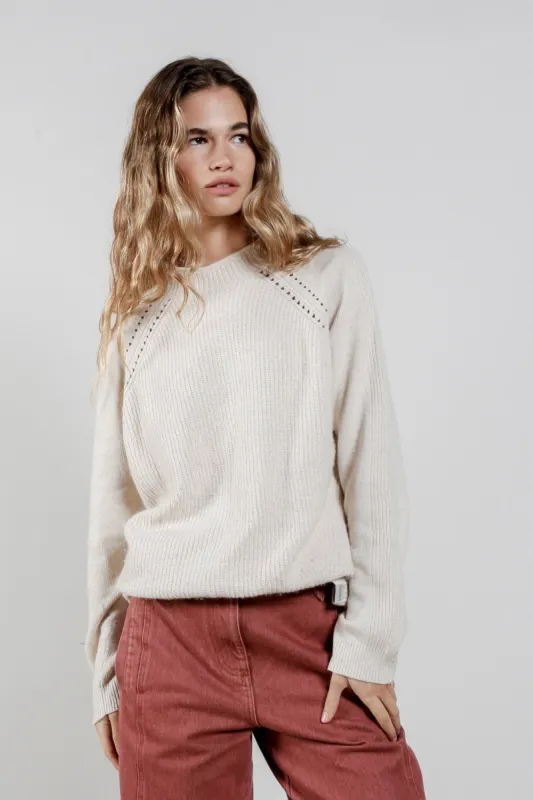 Atlanta Wool Blend Jumper Sand sold by Ivalo.com