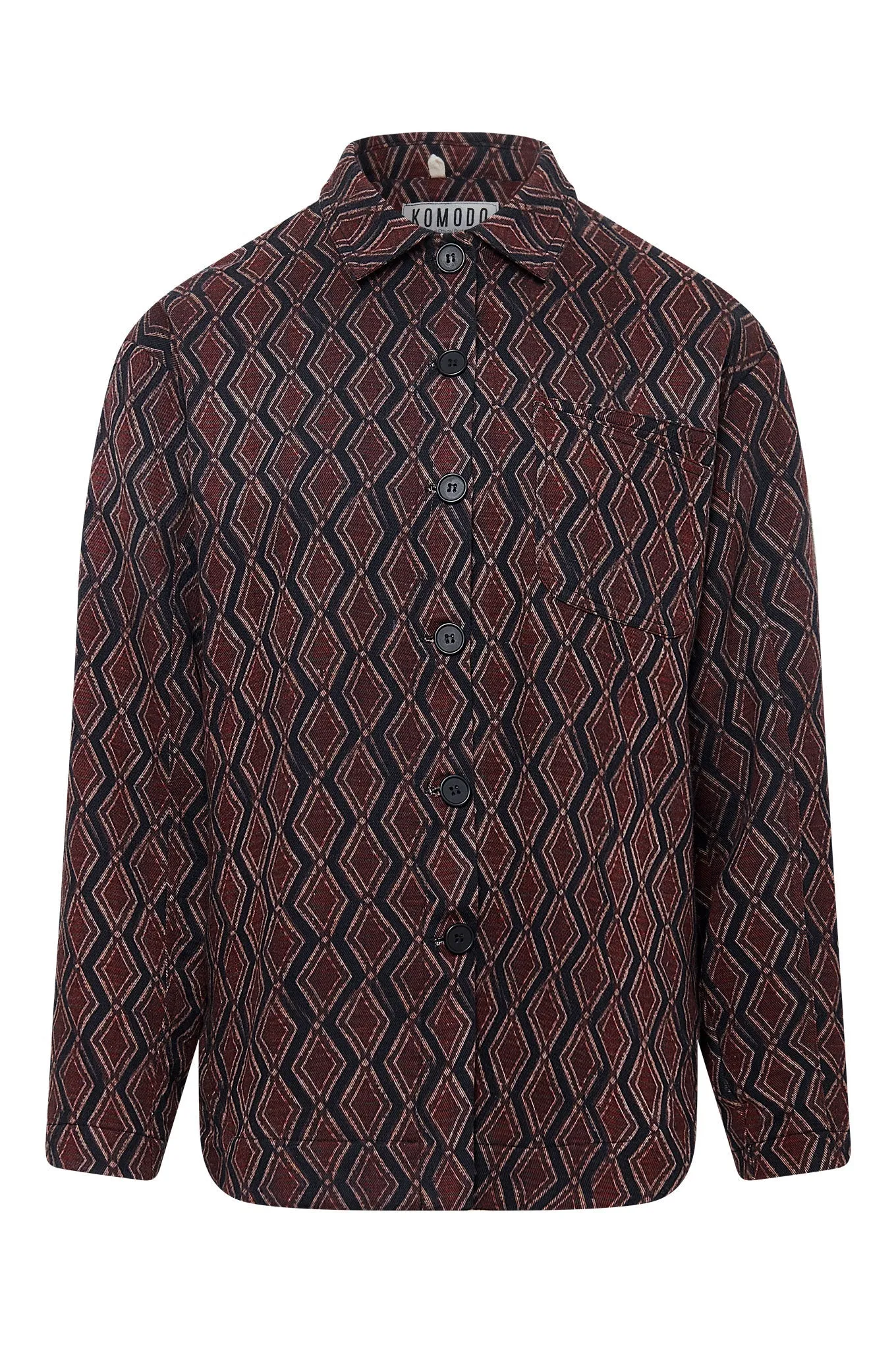 Gina Cotton Overshirt Batik Diamond sold by Ivalo.com product image thumbnail 3