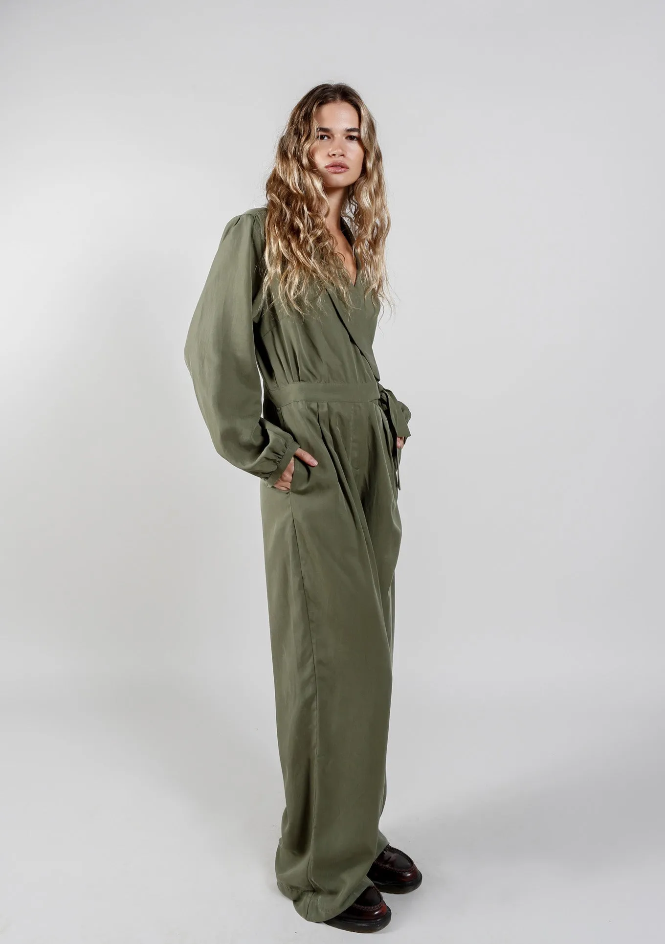 Kangra Tencel Jumpsuit Green sold by Ivalo.com product image thumbnail 3